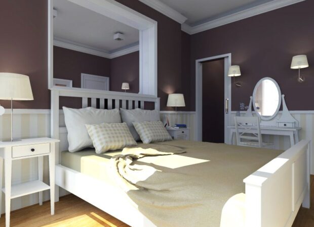 Sypialnia w romantycznym stylu