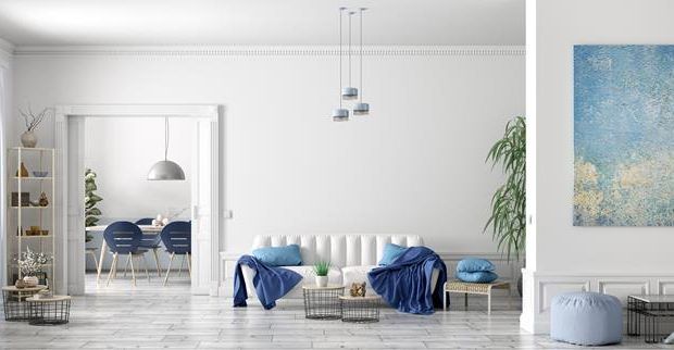 Projekt salonu w greckim stylu