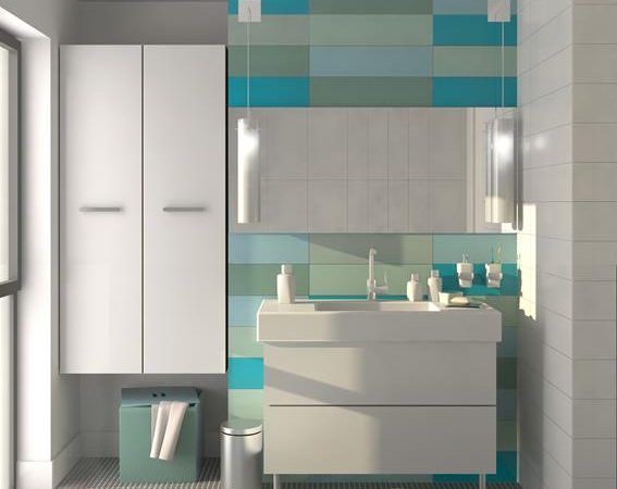 Projekt łazienki w stylu greckim